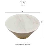 Conical Sintered Stone Coffee Table/圓錐形岩板茶几：圖片 2