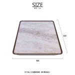 Leather&Clay Plate Coffee Table/皮革陶板茶几：圖片 2