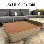 Saddle Coffee Table/馬鞍皮方茶几