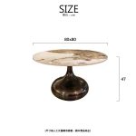 Water Drop Clay Plate Coffee Table/水滴陶板茶几組：圖片 3