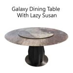 Galaxy Dining Table With Lazy Susan/銀河天然石轉盤餐桌