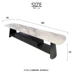 Snow Frost Clay Plate TV Stand/雪霜陶板電視櫃：圖片 2