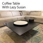 有轉盤的茶几組一 - Coffee Table With Lazy Susan/有轉盤的茶几組