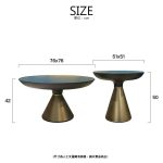 波紋茶几組二 - Ripple Coffee Table/波紋茶几組
